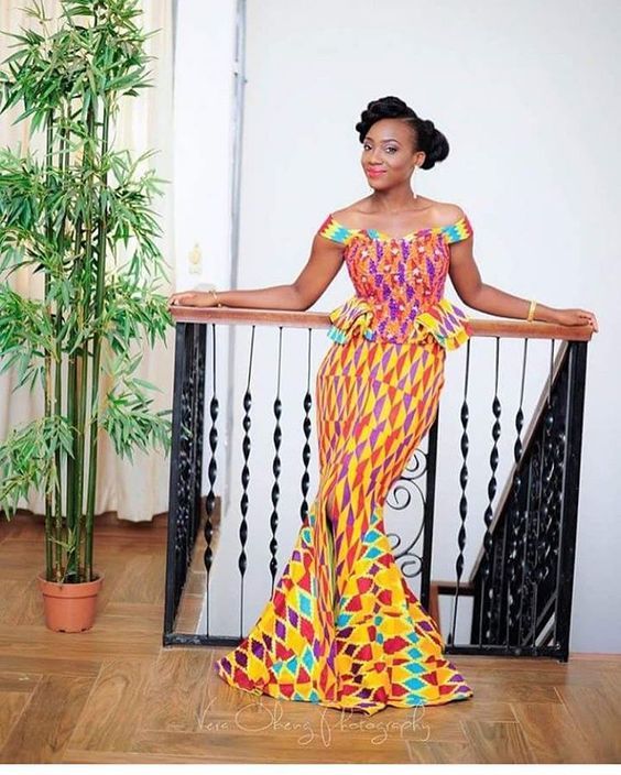 Kente dress styles sales 2019
